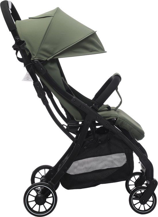 Cabino® Buggy Compact PLUS - Green - Up to 22kg - Airplane Hand Luggage - Adjustable Backrest