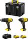 STANLEY FatMax V20 STANLEY FatMax Set SVK214 (SFMCD711 + SFMCF800 + 2 x 2,0 Ah accu's + oplader + TSTAK VI opbergbox)