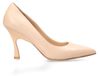 Marc Ellis Decolleté Lunaria Prime, modèle femme, cuir véritable, talon sculpté, rose poudré