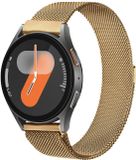 Selected by GSMpunt.nl SBG Universeel 22MM Horloge Bandje / Smartwatch Bandje | Milanees Roestvrij Stalen Horlogebandje Magnetisch - Goud
