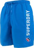 Superdry Wijde Zwemshort Code Applque H-S Blauw Mannen S