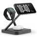 NOCO XGrid XDS3 : station de charge sans fil 3-en-1 – station de charge pour iPhone, Apple Watch et AirPods – compatible MagSafe, certifié Qi2 – avec chargeur USB-C 45 W et câble de 2 m