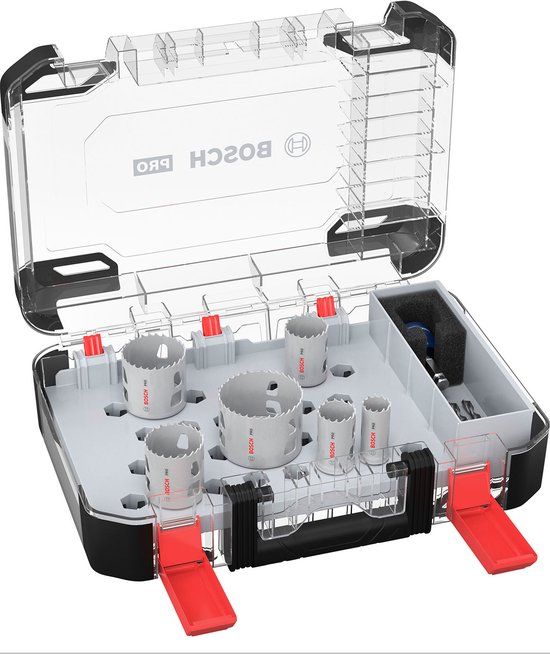 Bosch Professional Bosch PRO Multi Materiaal PC Plus 9-delige gatenzaagset