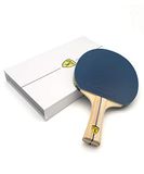 Killerspin Klassiek racket, pingpongpeddel voor beginners, Jet Basic rubberen handgrepen, uitlopend handvat, blauw