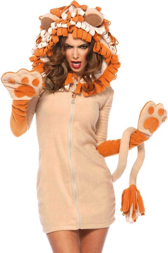 Leg Avenue Cozy Lion - Leeuwen kostuum voor dames - Medium