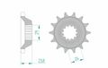 Afam Stalen motortandwiel 530 17 dents