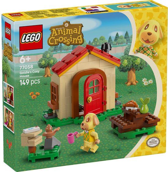 LEGO Animal Crossing Goldies Knusse Huisje Bouwset - 77058