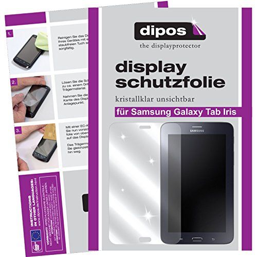 dipos 2X Screen Protector Clear Compatible with Samsung Galaxy Tab Iris Film Screen Protector