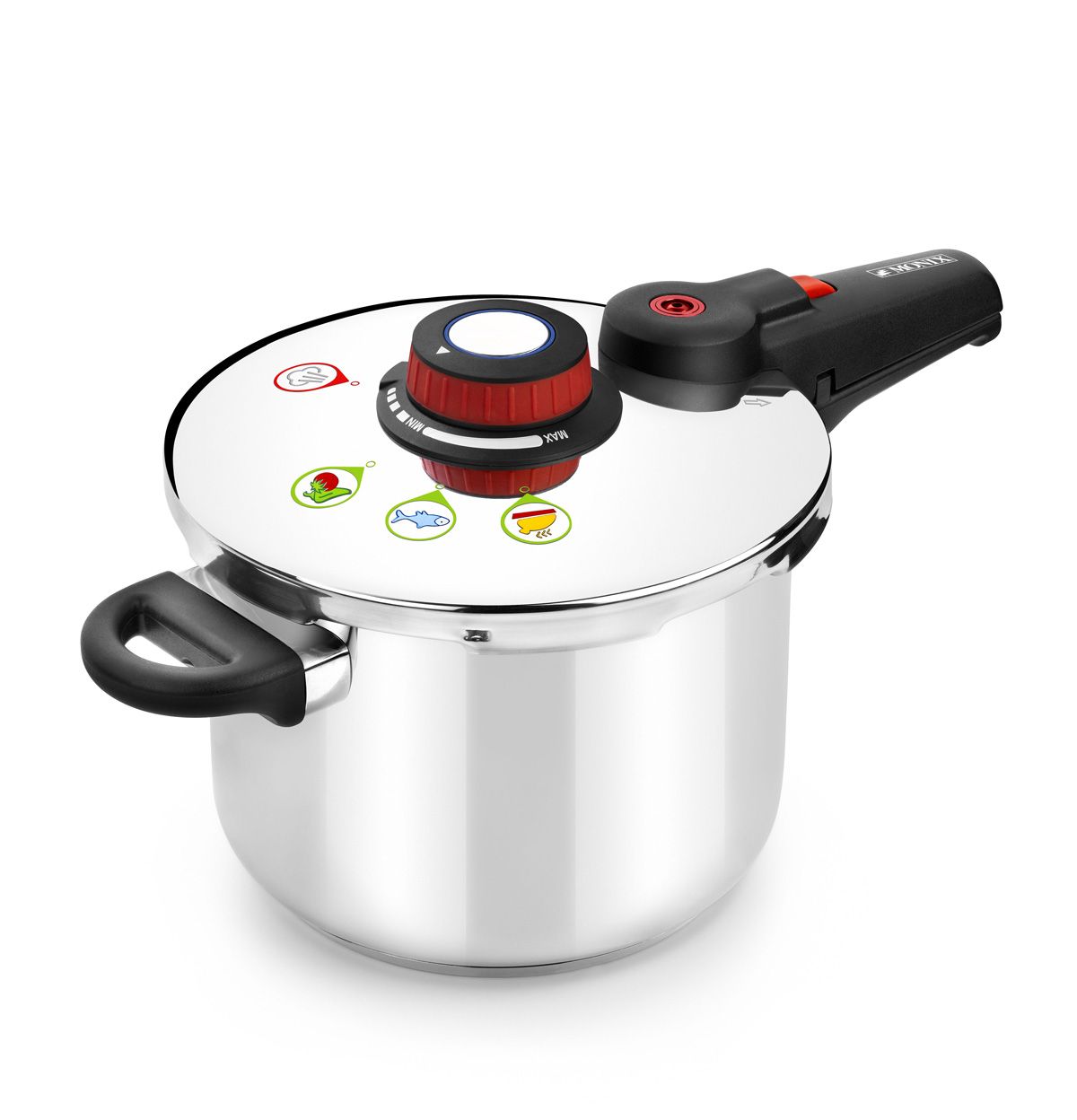 Monix M790002 Snelkookpan - 6L - Roestvrijstaal - Geschikt voor Inductie