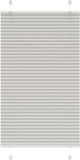 vidaXL Plissé rolgordijn 75x150 cm Lichtgrijs Polyester