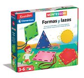 Education Clementoni Education Clementoni Montessori vormen en slijpen, educatief spel geometrie, speelgoed om in het Spaans te starten 3 jaar (55450), verschillende, medium,diverse