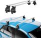 Menabo Porte-bagages en acier pour Seat Ibiza (2002-2009), version acier, argent, 2 pièces