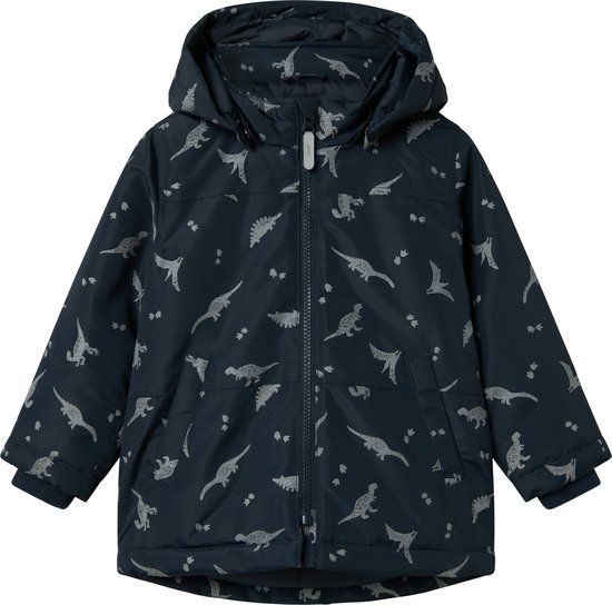 NAME IT Jongens Regenjas Nmmmax Pa Jacket Ref Aop Noos Dark Sapphire