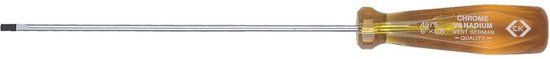 C.K Électronique Tournevis plat Largeur de tête : 4 mm Longueur de tête : 250 mm DIN 5264, DIN ISO 2380-2