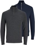 Jack & Jones Heren troyer 2 pack Emil Knit