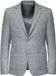 OMBRE Blazer - Regular Fit - Lange Mouw - Knopen - Grijs - S