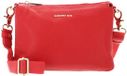 MANDARINA DUCK Leren schoudertas Mellow Leather Crossbody Bag Diva rood