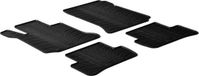 Gledring Tapis en caoutchouc Mercedes Classe C W204 2007-2013 (profil T 4 pièces + clips de montage)
