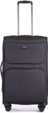 STRATIC Bendigo Light - zachte koffer - medium - 72x42x25 cm - 2,9 kg - 88 L - Black