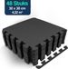 Hulser Puzzelmat - 30 x 30 x 1 cm - 48 stuks - Zwart