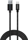 Savio CL-129 USB-kabel USB 2.0 2 m USB A USB C Zwart