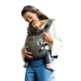 Jané Dual Ergonomische Draagzak voor Baby’s vanaf Geboorte tot 15 kg, 3 Posities, Rugzak, Ademend en Gewatteerd, Groen