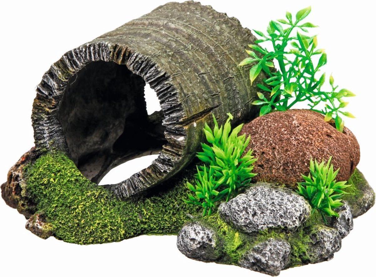 Nobby aqua deco houten tunnel - 18,5 x 15,5 x 9 cm