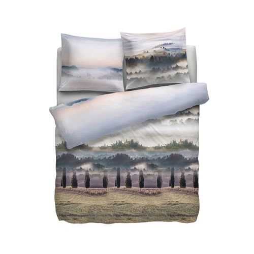 Heckett & Lane Marcelina Dekbedovertrek - 200 x 220 cm - blauw