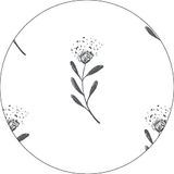 Bonateks Ronde digitaal bedrukte muismat, antislip onderkant, voor kantoor en thuis, diameter: 22 cm