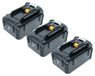 Vhbw - 3x Batterie Compatible Avec Makita Mub360dz, Mbc231dz, Ub360d, Ub360, Muh550dz, Uc250, Ub360dz Outil Électrique (4000 mAh, Li-ion, 36 V)