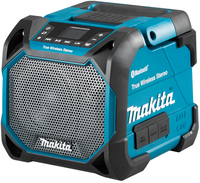 Makita DMR203 Draagbare & Party Speaker - Bluetooth - Zwart/Blauw