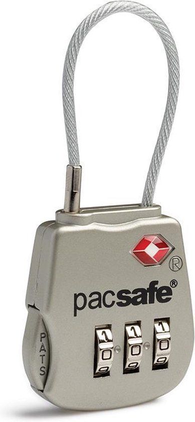 Pacsafe Prosafe 800 - TSA Kofferslot - Zilver