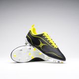 Gilbert rugby schoenen Cage Torq 6S maat 8 zwart geel.