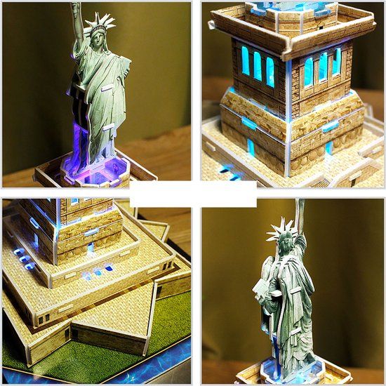 Cubic Fun 3D Puzzel Statue of Liberty LED