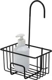 Wenko Doucherek Milito RVS zwart 18x29cm