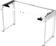 pro.tec Game bureau zit sta elektrisch tafelframe in hoogte verstelbaar 135x55x70-115 cm wit