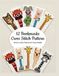 12 Cross stitch bookmarks 2027: Cute and creative designs for book lovers