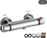 Merkloos Thermostatische Douche - Muurbevestiging - Warm En Koud - Temperatuurregeling - Zilver