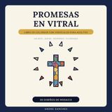 Promesas en Vitral: Libro de Colorear con Versículos Bíblicos para Adultos
