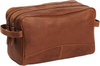 Chesterfield Stefan Leren Toilettas XL - Cognac