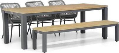 Lifestyle Garden Furniture Lifestyle Advance/Veneto 230 cm dining tuinset 5-delig