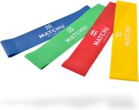 Matchu Sports Bandes de résistance - 4 pièces - Multicolore