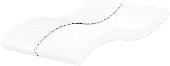 vidaXL Schuimmatras H2 H3 200x200 cm Wit