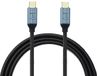 DrPhone PowerLink ProCharge 3000XC - USB-C naar USB-C Kabel – Voor Opladen En Gegevensoverdracht – 20Gbps – USB-C 3.2 – 3 Meter - Zwart/Zilver