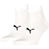 PUMA Lot de 2 paires de chaussettes hauteur cheville Unisexe, Accessoires, Jaune, 43-46