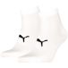 PUMA Lot de 2 paires de chaussettes hauteur cheville Unisexe, Accessoires, Jaune, 43-46