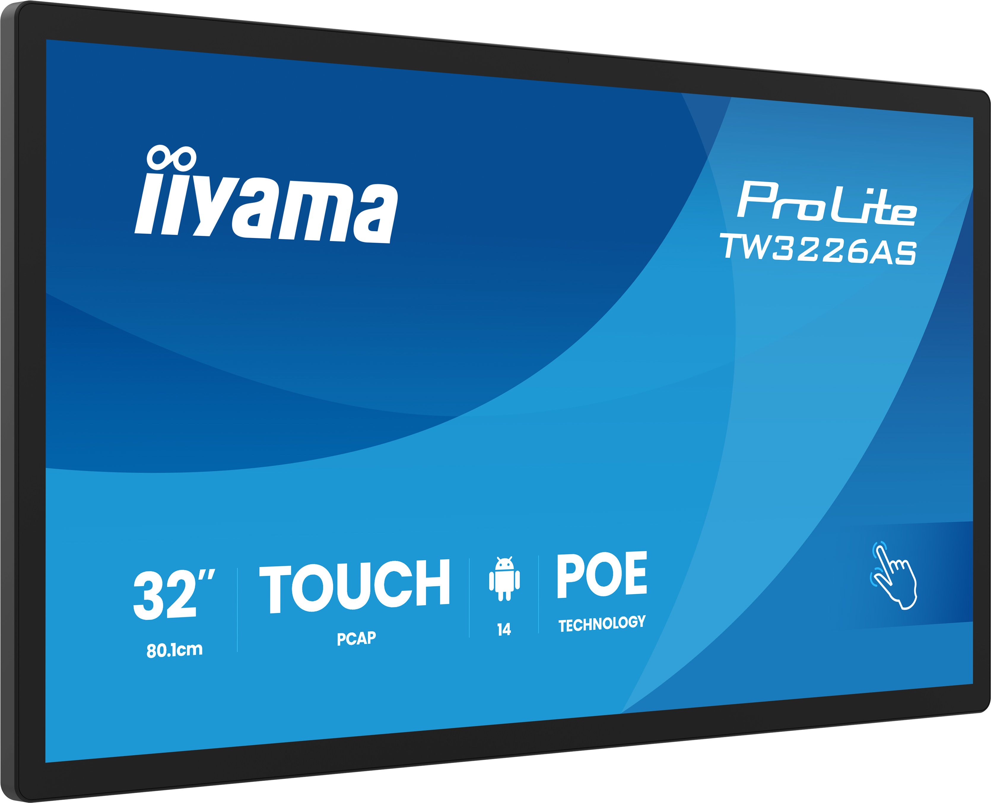 iiyama ProLite TW3226AS-B3P 32" PCAP 10-punts touchscreen-pc met Android-besturingssysteem