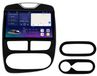 Android autoradio avec écran 2K pour Renault Clio IV (2013-2016), avec CarPlay, navigation, Bluetooth, commande au volant, GPS, stockage 6+128Go et 4G LTE