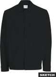 JACK&JONES JJWILLIAM SWEAT OVERSHIRT LS NOOS Heren Zwart XS