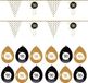Haza - Verjaardag 90 jaar feestartikelen pakket vlaggetjes/ballonnen